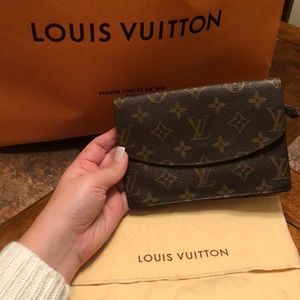 Louis Vuitton vintage clutch.